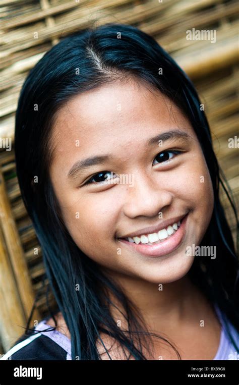 Teenage girl philippines Stock Photos and Images